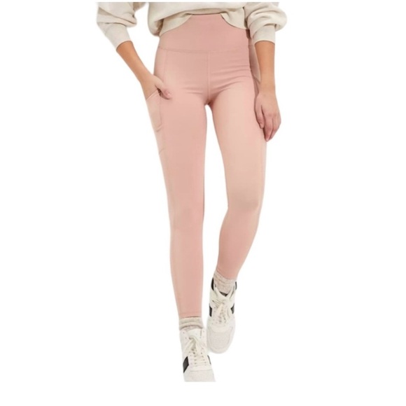 American Eagle Outfitters Pants - American Eagle The Everything Highest Rise Pocket Legging Size Small Pink